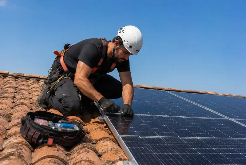 Maintenance et monitoring de panneaux solaires à Villeneuve-Minervois