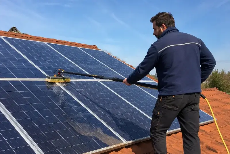Nettoyage et entretien de panneaux solaires à Villeneuve-Minervois